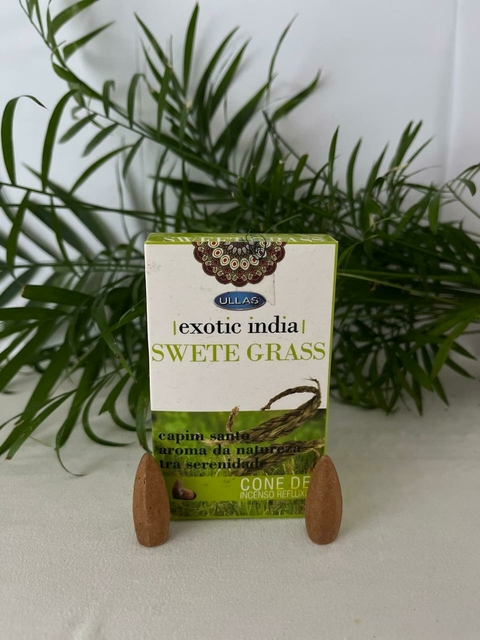 Incenso Exotic Índia Cone Cascata - Capim Santo - comprar online
