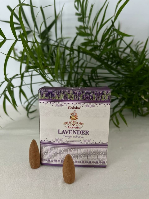 Incenso Goloka Cone Cascata - Lavender - comprar online