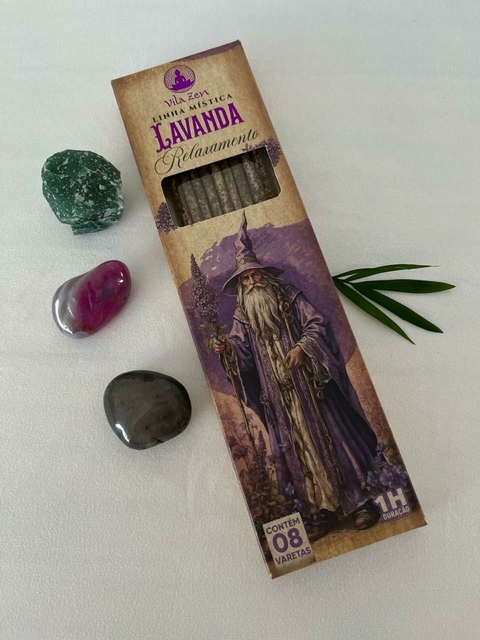 Incenso Natural Vila Zen - Linha Magos Lavanda - comprar online
