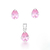 Conjunto Ponto Luz Gota Rosa - comprar online