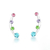 Brinco ear cuff colorido - comprar online