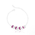 Pulseira Zircônia Branca e Rosa - comprar online