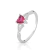 Anel Coração Rosa - comprar online