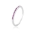 Anel Cravejado Rosa - comprar online