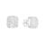 Brinco Quadrado Cravejado - comprar online