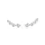 Brinco Earcuff Circulos Branco - comprar online