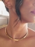 Chocker aro Rijo banho de ouro na internet