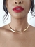 Chocker aro Rijo banho de ouro - Elizamar Acessorios
