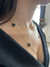 Colar longuinho 5 trevos preto Dourado - comprar online