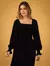 Vestido Longo Ciganinha Manga Longa - Flare com Elastex - Elegante e Confortável - comprar online