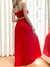 Vestido Conjunto Feminino Longo Cropped Amarração