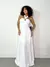 Vestido Feminino Longo em Duna com Amarração