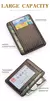 Carteiras masculinas finas e minimalistas com bolso frontal, anti-rfid, bloqueio - loja online
