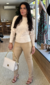 Calça Em Pu Premium Nude