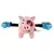 Gigwi Rock King Boxer Pig - Peluche para perros - Amipets | Tienda para mascotas