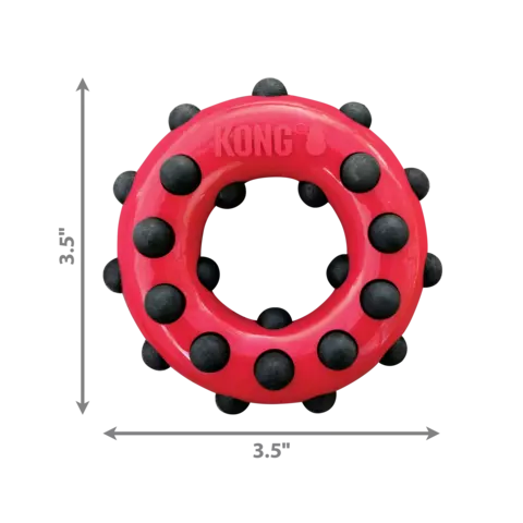 KONG Dotz Juguete Interactivo para Perros | Limpieza Dental y Diversión