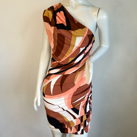 VESTIDO ESTAMPADO GEOMÉTRICO - comprar online