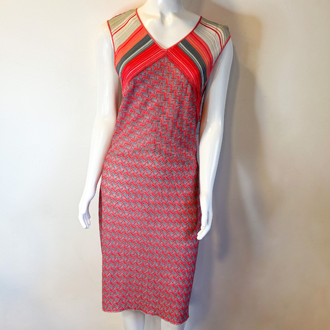 VESTIDO VERMELHO CHEVRON - comprar online