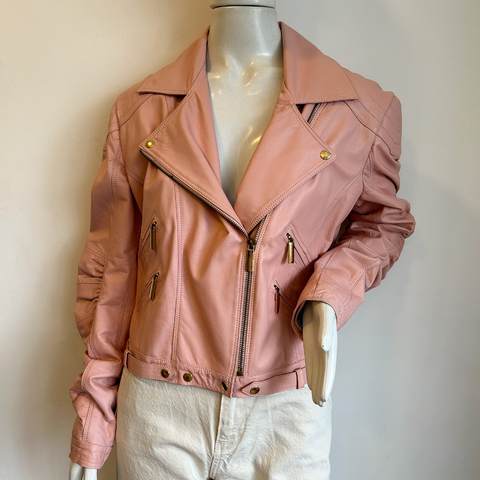 JAQUETA ROSA COURO - comprar online