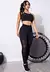 Conjunto Legging e Top Transparencia Fitness Feminino Calça | REF: LX128 - RAPHAELAMODA