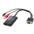 CONVERSOR VGA P/ HDMI COM AUDIO E USB