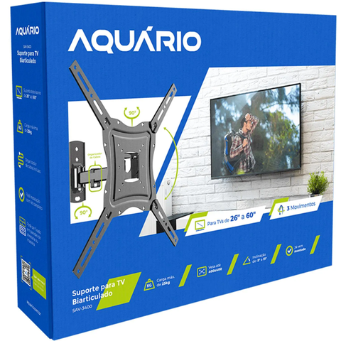 SUPORTE TV ART 26 / 60 AQUARIO