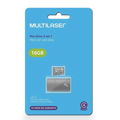 CARTAO 16GB + LEITOR MC172