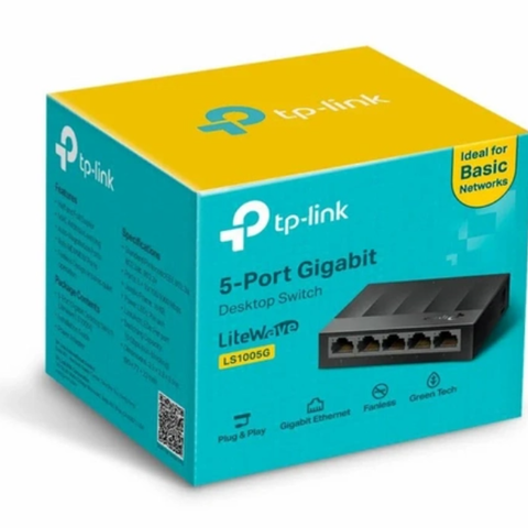 SWITCH 5 PORTAS GBT PLAS TP-LINK LS1005G