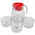 Kit de Jarra e copos Orléans 4 Peças - Jarra 800Ml