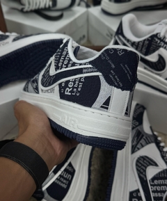 TÊNIS NIKE AIR FORCE 1 LOW BRANCO/AZUL - comprar online