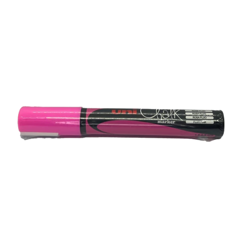 Marcador Uni a la tiza PWE-5M Rosa Fluo - comprar online