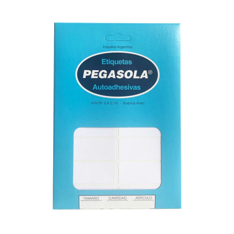 ETIQUETAS PEGASOLA COMERCIAL 3019 10 X 35MM [EP3019] - comprar online