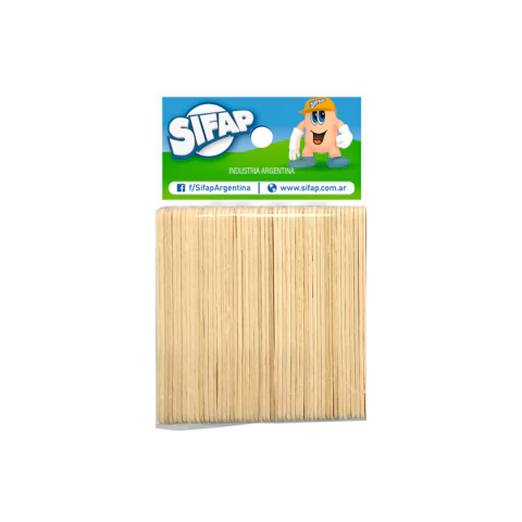 PALITO p/HELADO x 50 uds NATURAL SIFAP