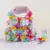 Guia Vestido para cães - floral rosa