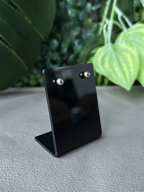 Brinco Bolinha - Aço Inoxidável 316L