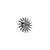 Anillo Sol plateado - comprar en línea