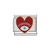 Charm corazón con ojo - comprar en línea