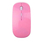 Mouse Slim Wireless Sem Fio Cor:Rosa (3170)