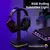 Liga de alumínio suporte de fone de ouvido rgb backlight gaming headset display - comprar online