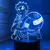 Anime naruto naruto sasuke namikaze minato dos desenhos animados 3d luz da noite - loja online