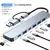 Hub USB C Hub USB 3.0, extensor USB 7 em 1 de alumínio, divisor USB com USB 3.0 - comprar online