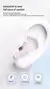 Auscultadores sem fios Bluetooth com tela digital, auscultadores transparentes, - loja online