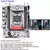 Placa-mãe Qiyida X99 D4 LGA 2011 3 com slot M.2 Suporte X99 C612chip Memória D - comprar online