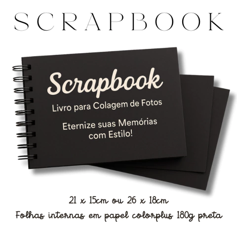 Scrapbook - Livro para Colagem de Fotos: Eternize suas Memórias com Estilo! - comprar online