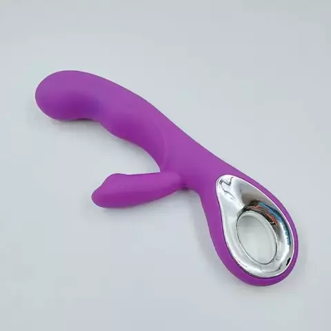 Estimulador Vibrador Ponto G E Clitóris em Silicone com 10 Modos de Vibração Recarregável