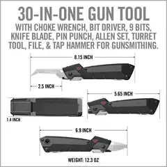 Imagen de Multi Herramienta Universal 30-En-1 Real Avid® Gun Tool Pro