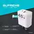 CABEZAL DE CARGA ULTRA RAPIDA (entrada USB Y TIPO C) SUPREME XAEA 45 WATTS - comprar online