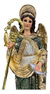 Figura Decorativa, Religiosa, San Rafael Arcángel | Escultura Color Verde - tienda en línea