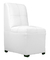 Sillón Lounge Sala Eventos Exterior Jardín Puff Cafetería Color Blanco - comprar en línea