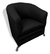 Sillón Herradura Minimalista para Cafetería, Bar o Restaurante | Tacto Piel de Alta Resistencia - comprar en línea